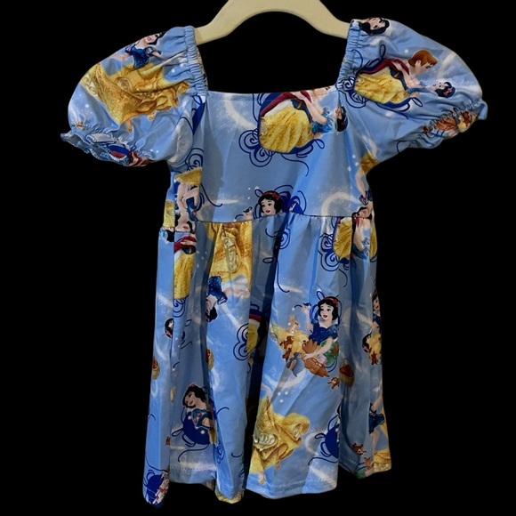 Sassy Saul Boutique 18 Month Disney’s Snow White Character Dress Blue Dress - Picture 5 of 8